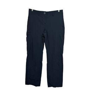 ExOfficio Pants Women’s Size 10 Black Hiking Nylon Spandex Blend Walking Pockets